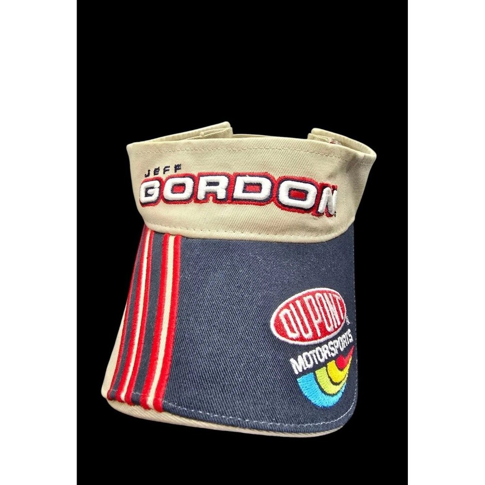 Jeff Gordon Dupont 24 Motorsports Nascar Visor Chase Adjustable Vintage
